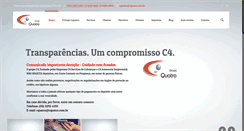 Desktop Screenshot of cquatro.com.br